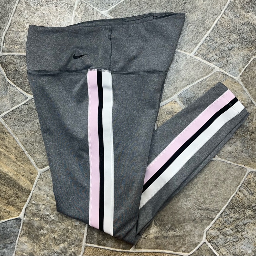 Nike Dri-Fit Capris with Side Leg Stripes